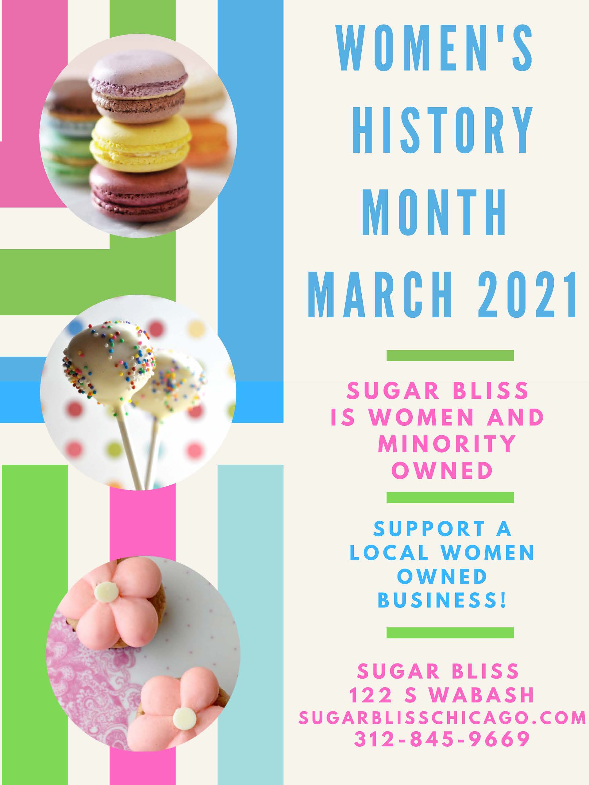 Sugar Bliss Womens history month