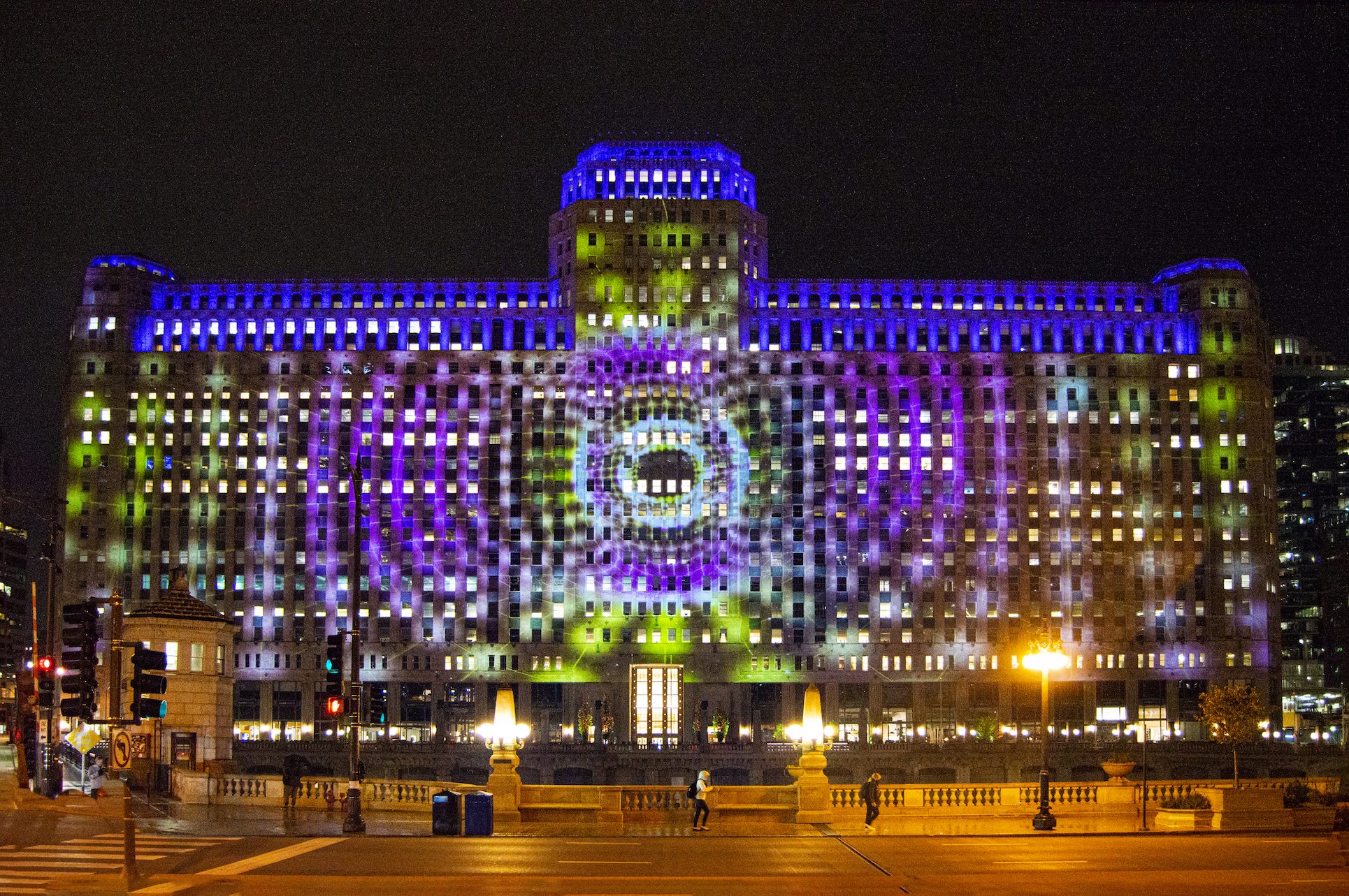 The Adler Planetarium Astrographics 16. Photography courtesy of Art on theMART