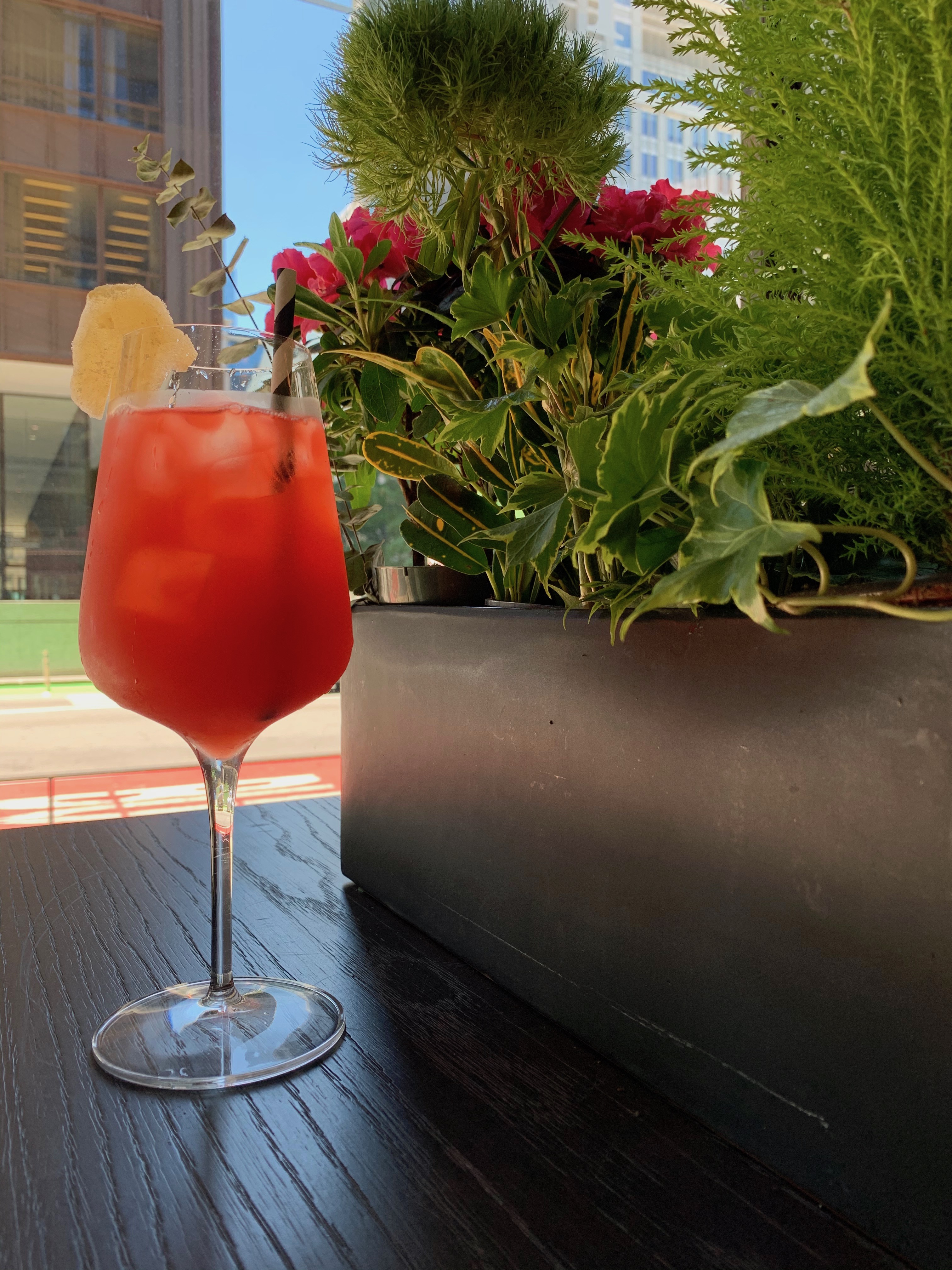 The Dearborn drinks outdoor